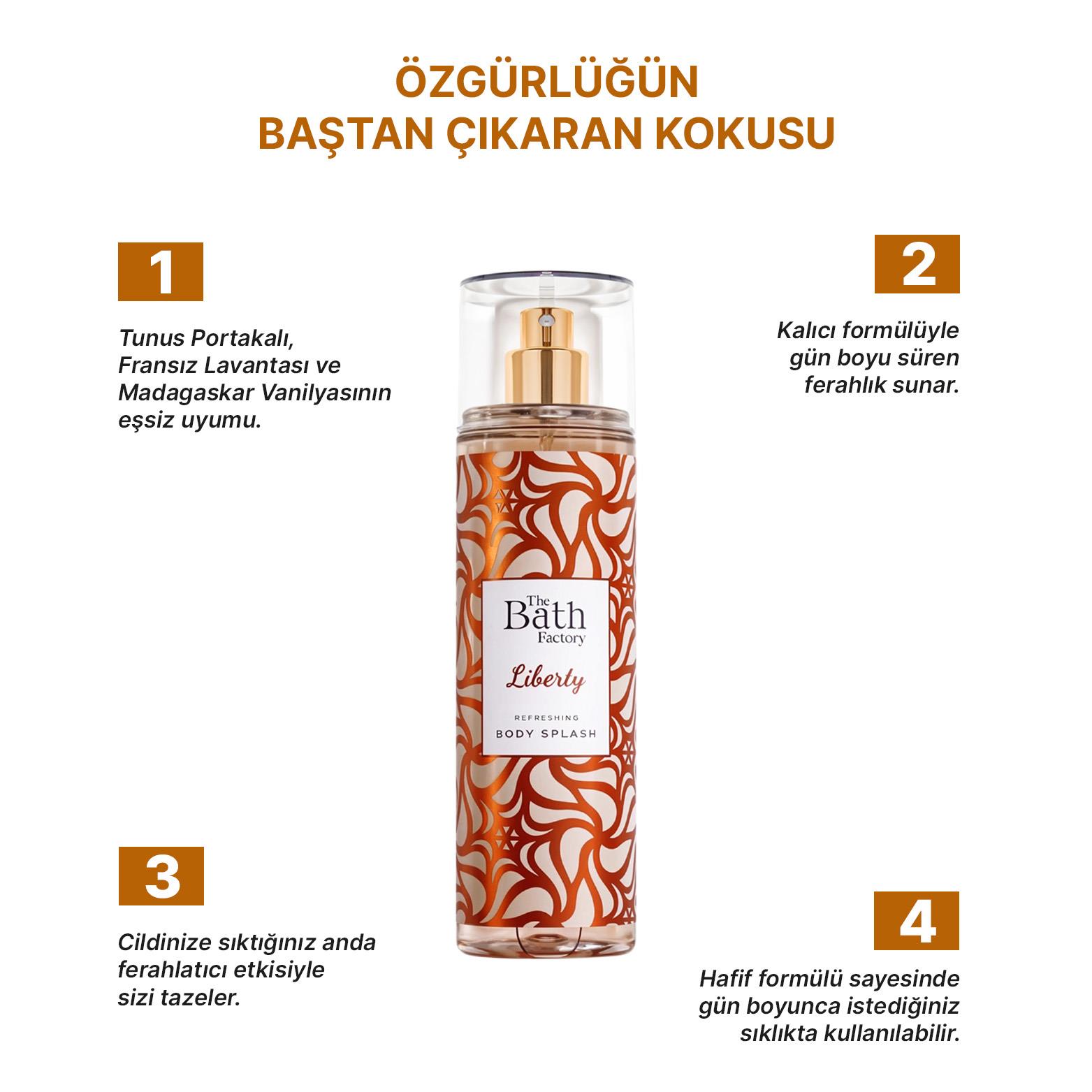 The Bath Factory Liberty Vücut Spreyi 200 ML