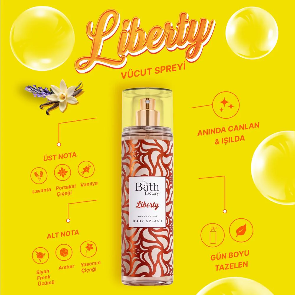 The Bath Factory Liberty Vücut Spreyi 200 ML