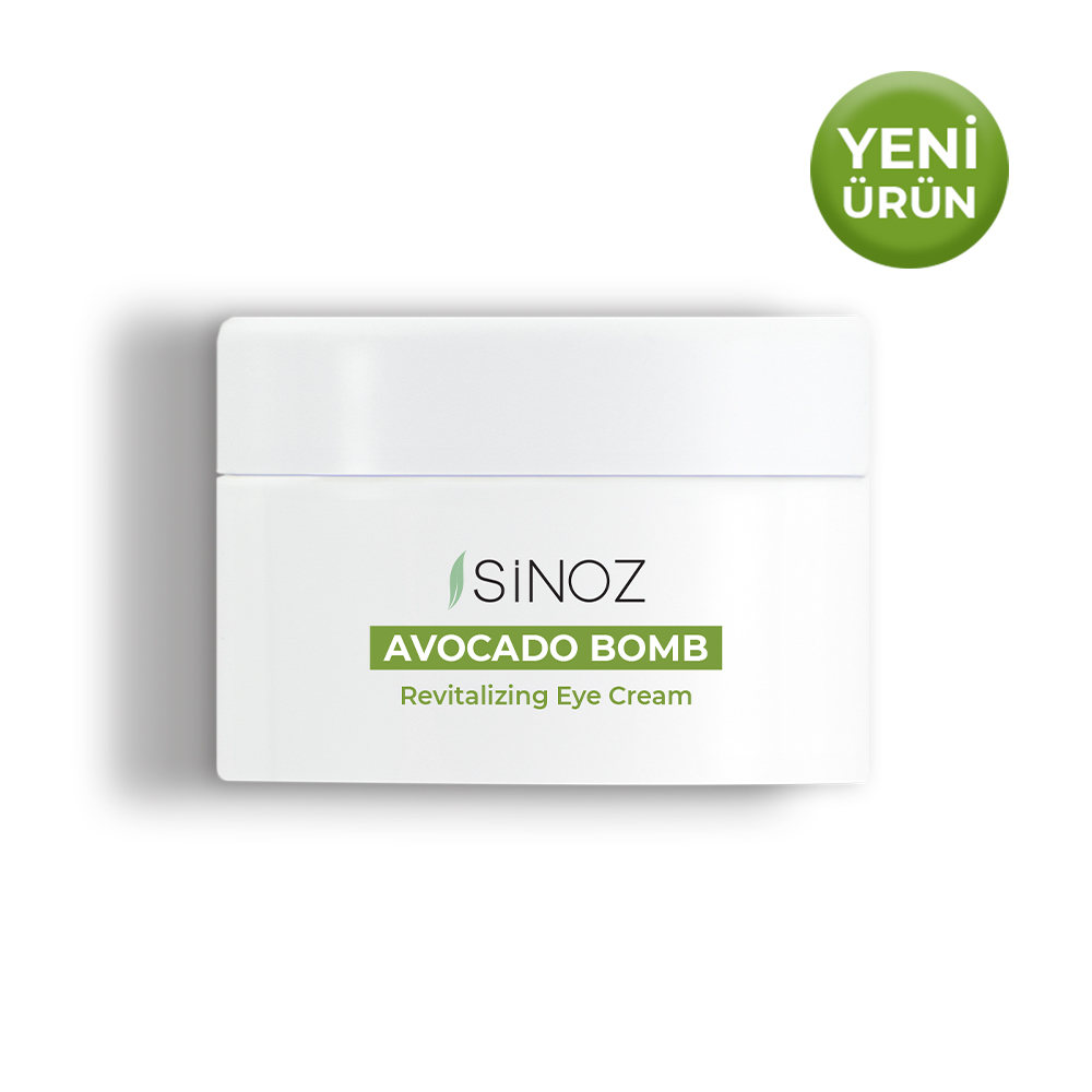 Sinoz Avokado Bomb - Nemlendirici Canlandırıcı Kırışıklık Karşıtı Göz Çevresi Bakım Kremi