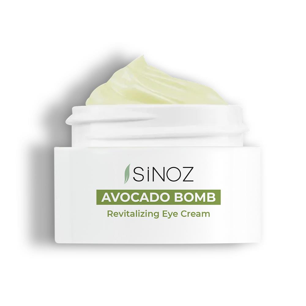 Sinoz Avokado Bomb Nemlendirici Canlandırıcı Kırışıklık Karşıtı Göz Çevresi Bakım Kremi 15 ml