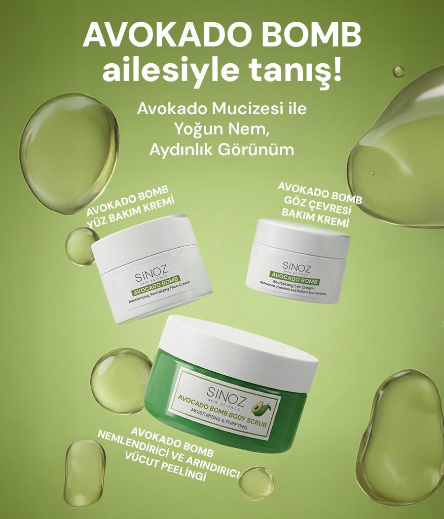 Sinoz Avokado Bomb Nemlendirici Canlandırıcı Kırışıklık Karşıtı