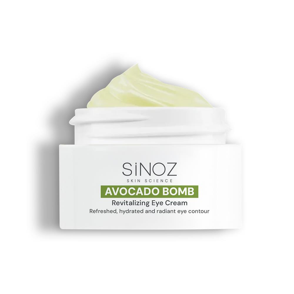 Sinoz Avokado Bomb Nemlendirici Canlandırıcı Kırışıklık Karşıtı Göz Çevresi Bakım Kremi 15 ml