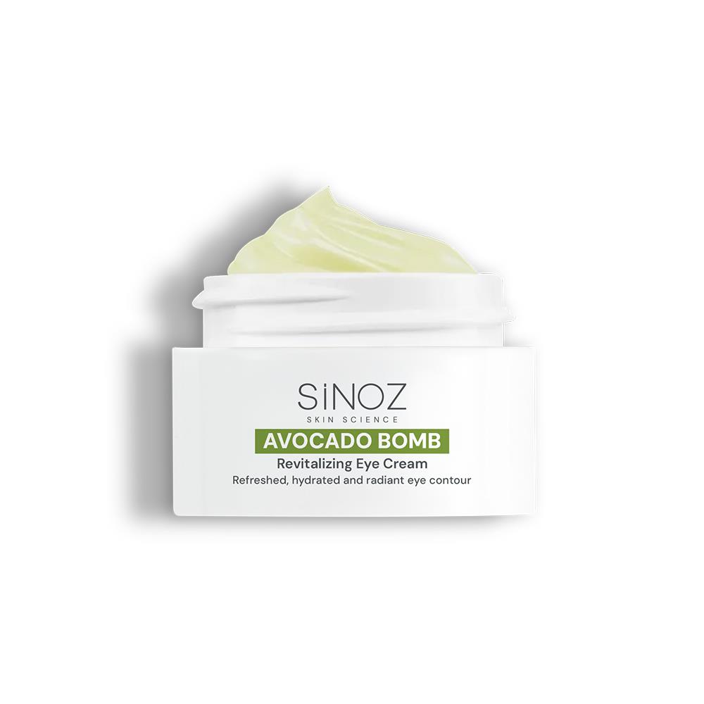 Sinoz Avokado Bomb Nemlendirici Canlandırıcı Kırışıklık Karşıtı Göz Çevresi Bakım Kremi 15 ml