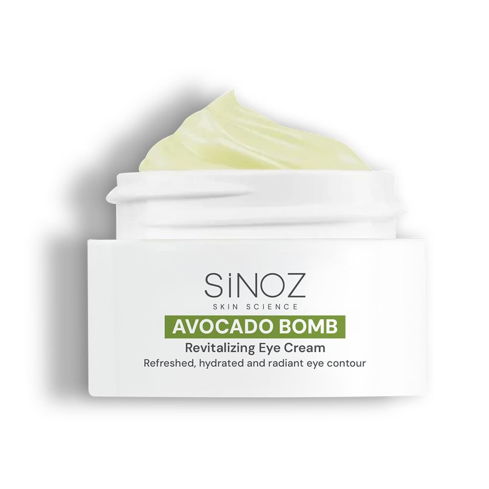 Sinoz Avokado Bomb Nemlendirici Canlandırıcı Kırışıklık Karşıtı Göz Çevresi Bakım Kremi 15 ml