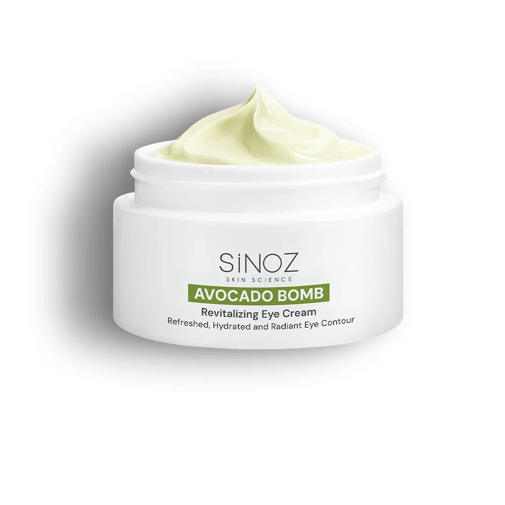Sinoz Avokado Bomb Nemlendirici Canlandırıcı Kırışıklık Karşıtı Göz Çevresi Bakım Kremi 15 ml