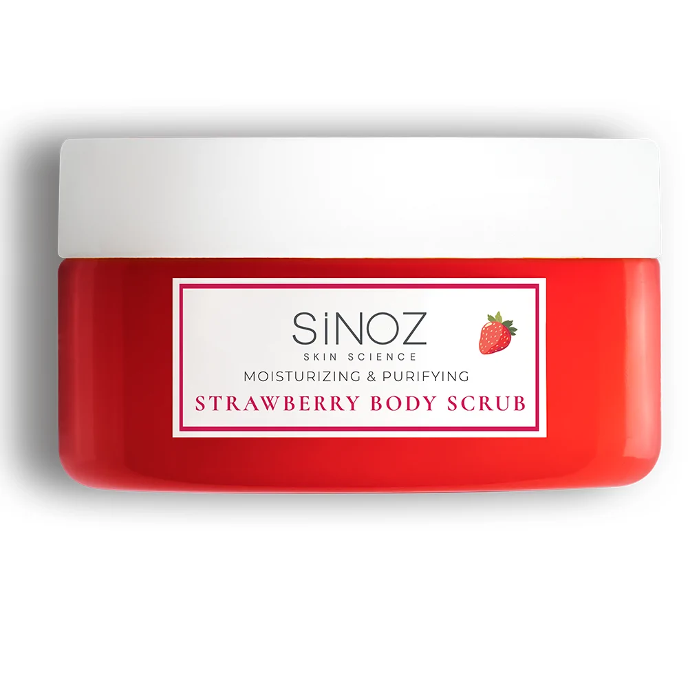 Sinoz Body Scrub Besleyici Arındırıcı Nemlendirici Çilekli Vücut Peelingi 300 gr