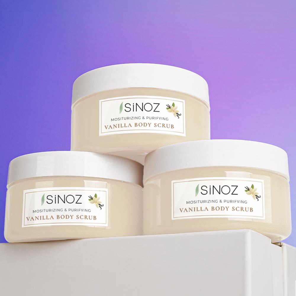 Sinoz Vanilyalı Arındırıcı ve Nemlendirici Vücut Peelingi 300 gr