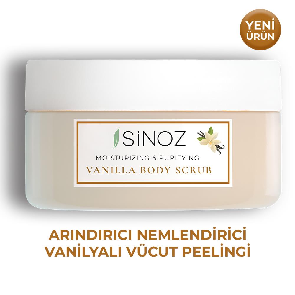 Sinoz Vanilyalı Arındırıcı ve Nemlendirici Vücut Peelingi 300 gr