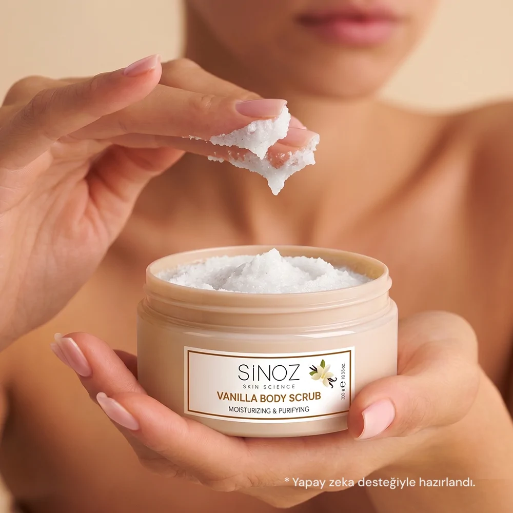 Sinoz Vanilyalı Arındırıcı ve Nemlendirici Vücut Peelingi 300 gr