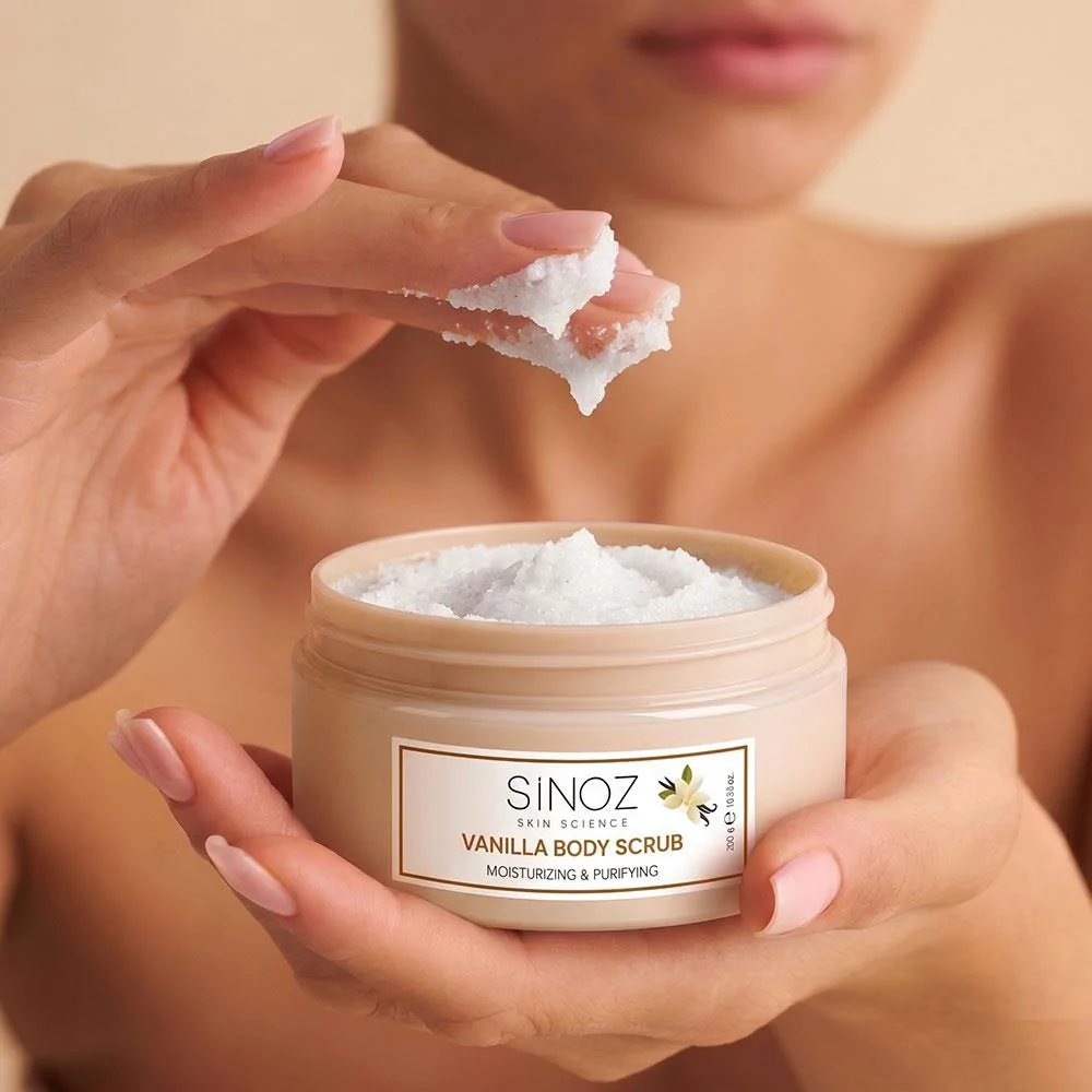 Sinoz Vanilyalı Arındırıcı ve Nemlendirici Vücut Peelingi 300 gr