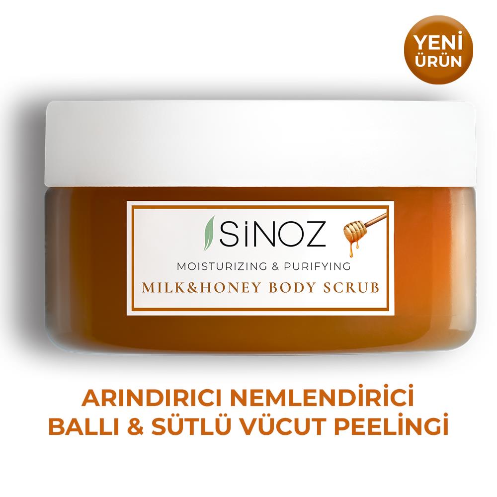 Sinoz Ballı Sütlü Arındırıcı ve Nemlendirici Vücut Peelingi 300 gr