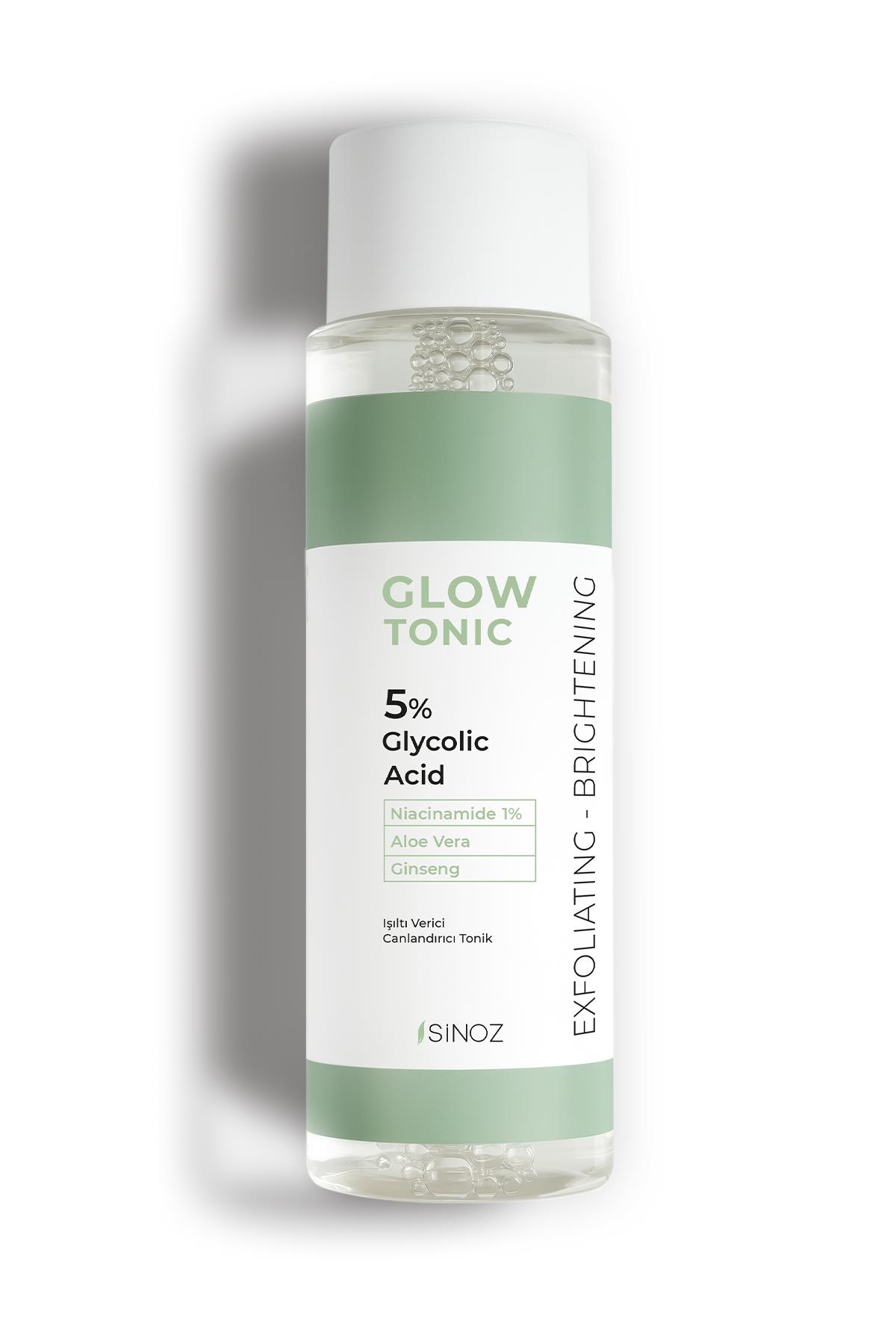 SINOZ GLOW TONIK + NORMAL CİLTLER YÜZ TEMİZLEME JELİ 200 ML (GRATİSE ÖZEL SET )
