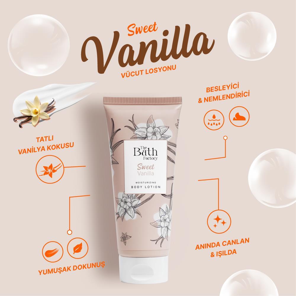 The Bath Factory Vanilyalı Vücut Losyonu 200 ml