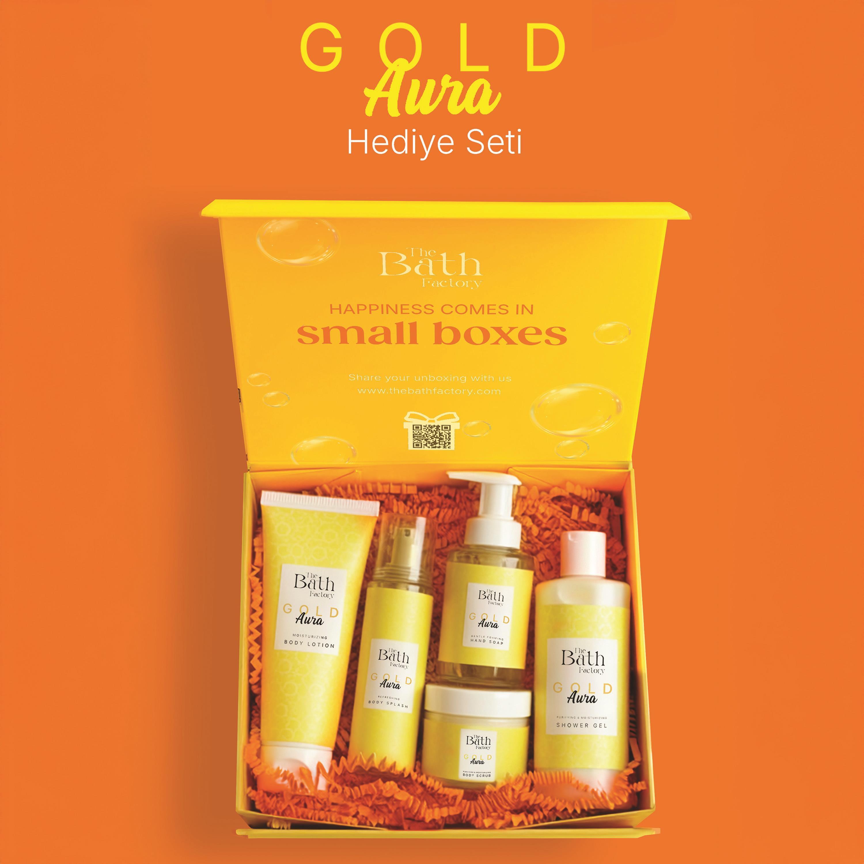 The Bath Factory Gold Aura Hediye Seti