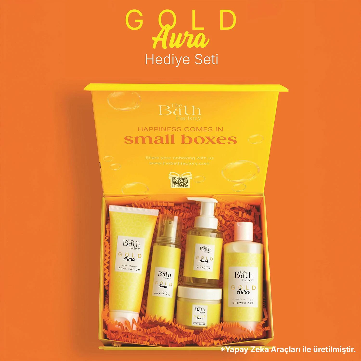The Bath Factory Gold Aura Hediye Seti