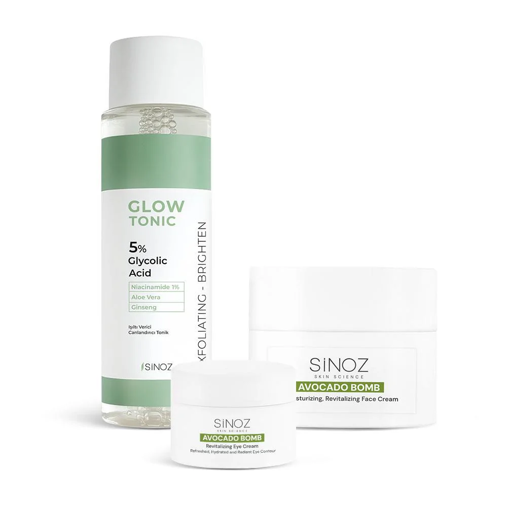 Sinoz Arındırıcı ve Nemlendirici 3'lü Bakım Seti
