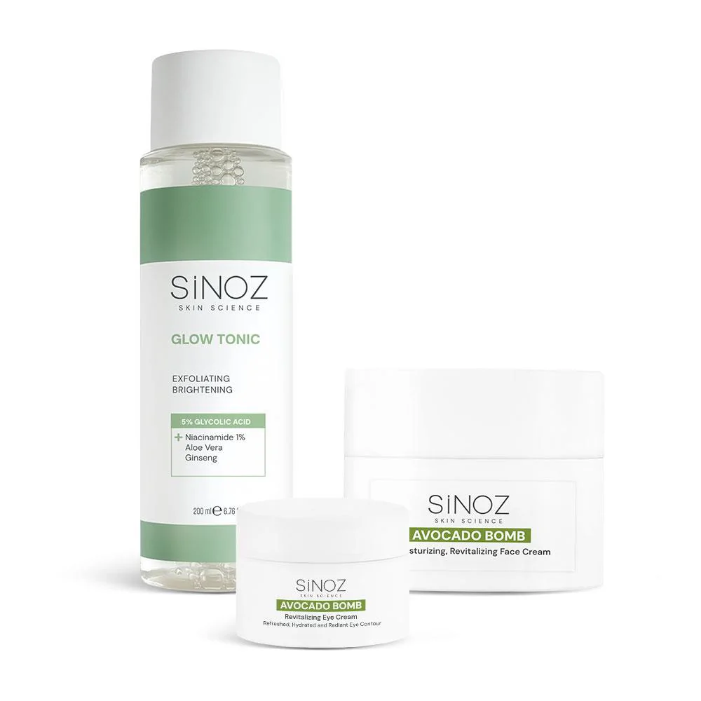 Sinoz Arındırıcı ve Nemlendirici 3'lü Bakım Seti