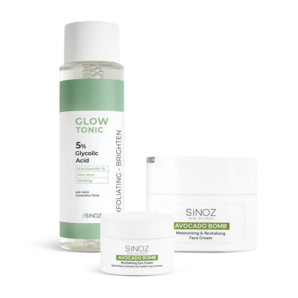 Sinoz Arındırıcı ve Nemlendirici 3'lü Bakım Seti