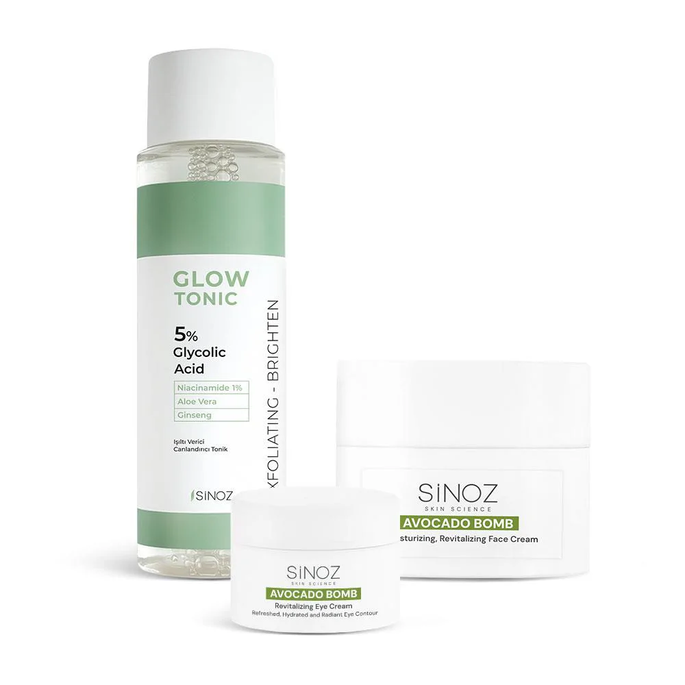 Sinoz Arındırıcı ve Nemlendirici 3'lü Bakım Seti