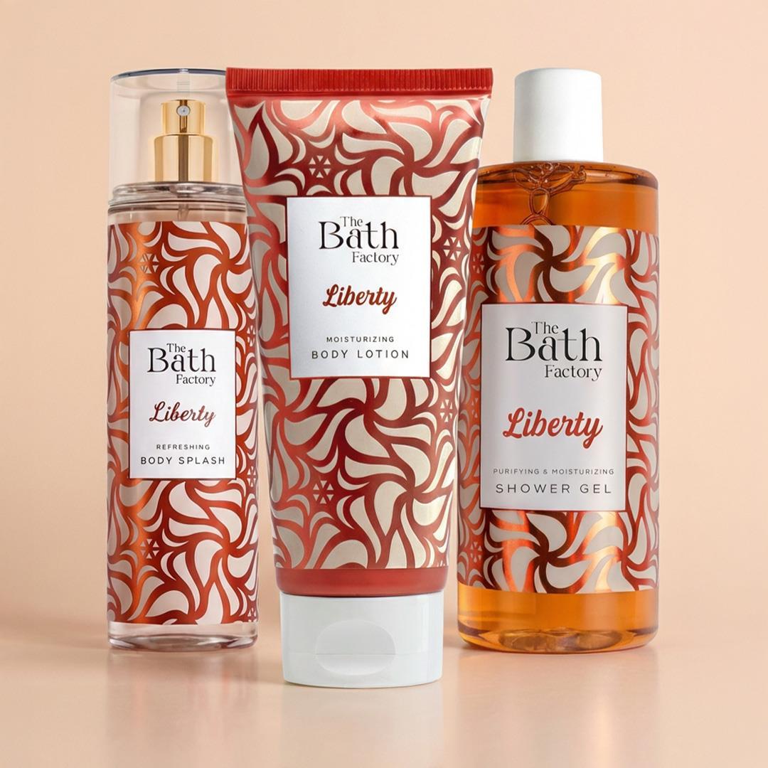The Bath Factory Liberty Duş Jeli + Liberty Vücut Spreyi + Liberty Vücut Losyonu