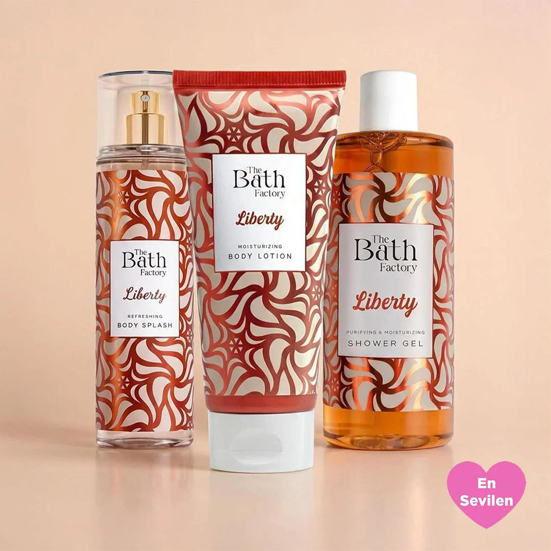 The Bath Factory Liberty Duş Jeli + Vücut Spreyi + Vücut Losyonu