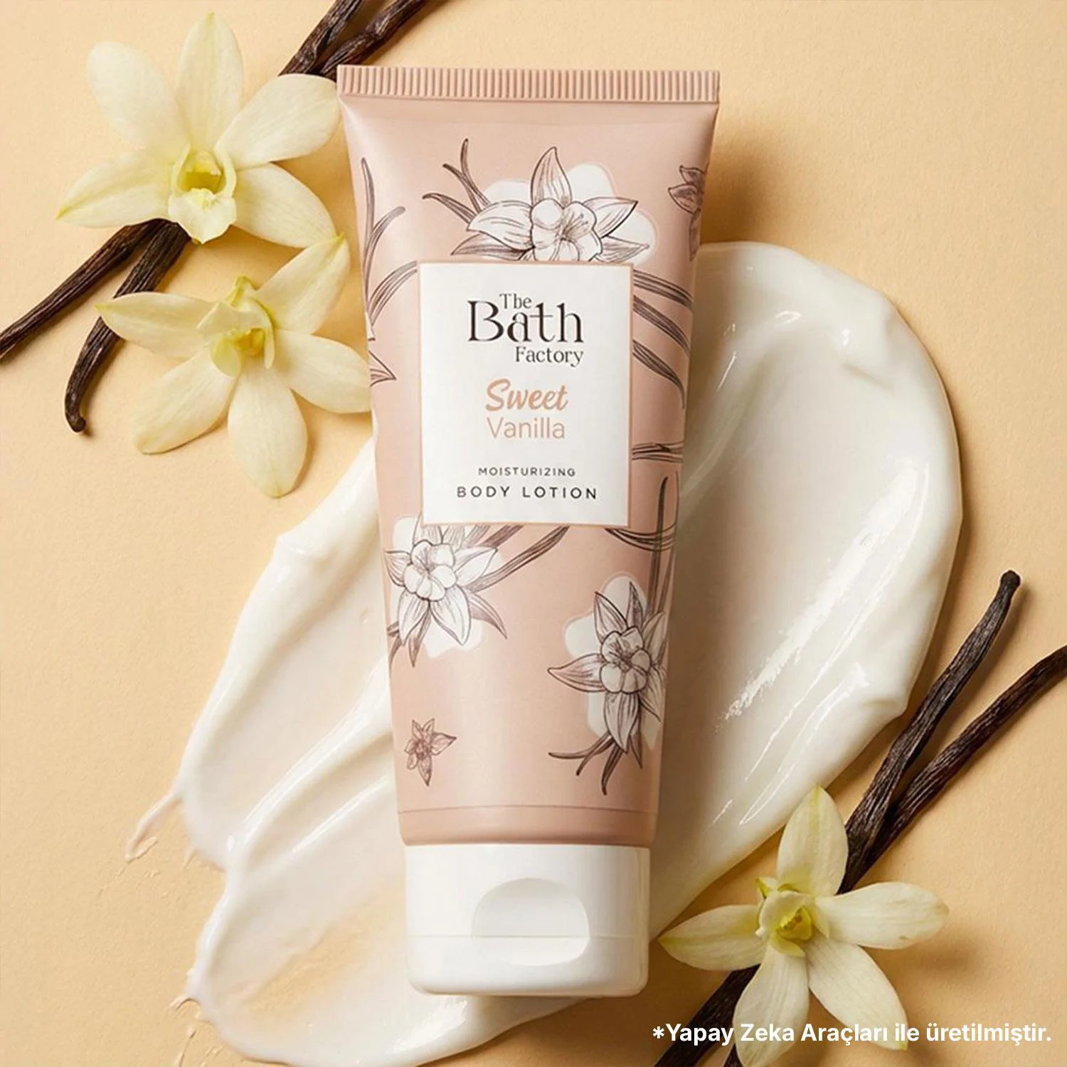 The Bath Factory Sweet Vanilla Duş Jeli + Saç ve Vücut Spreyi + Vücut Losyonu