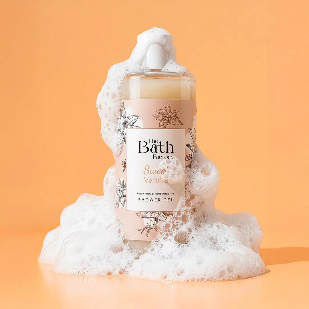 The Bath Factory Sweet Vanilla Duş Jeli + Vücut Peelingi + Vücut Spreyi + Vücut Losyonu