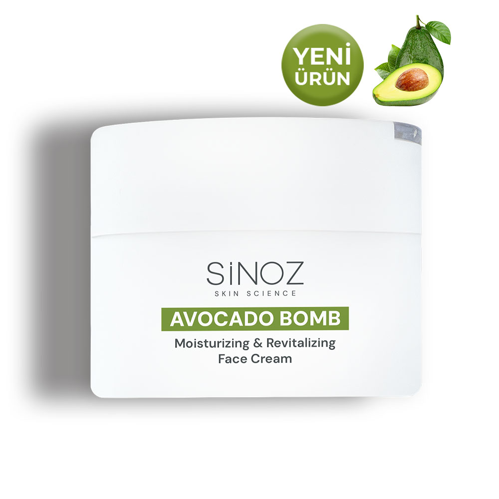 Sinoz Avokado Bomb Canlandırıcı Nemlendirici Yüz Bakım Kremi 50 Ml