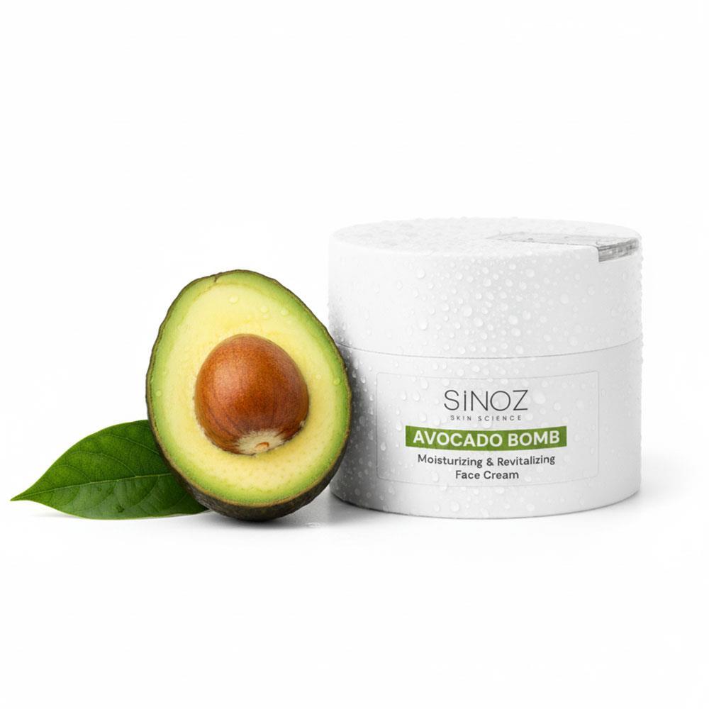Sinoz Avokado Bomb Canlandırıcı Nemlendirici Yüz Bakım Kremi 50 Ml