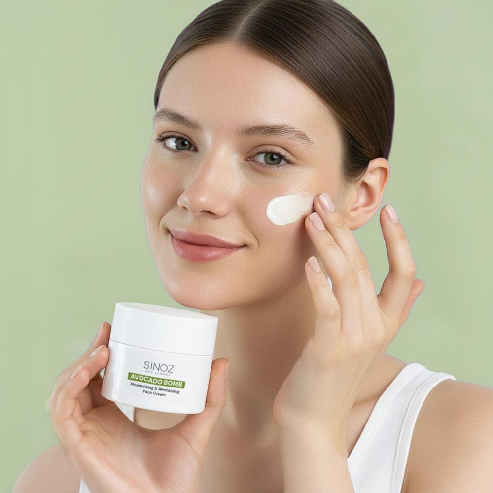 Sinoz Avokado Bomb Canlandırıcı Nemlendirici Yüz Bakım Kremi 50 Ml