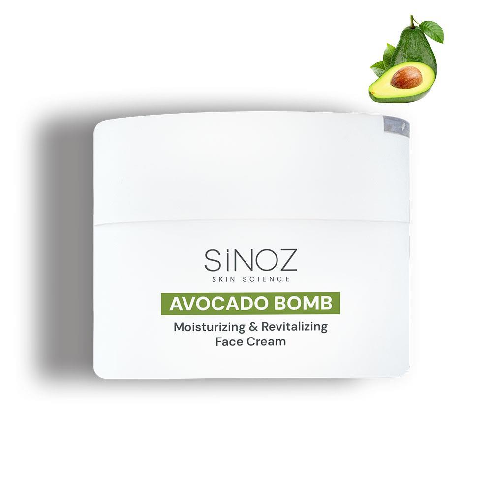 Sinoz Avokado Bomb Canlandırıcı Nemlendirici Yüz Bakım Kremi 50 Ml