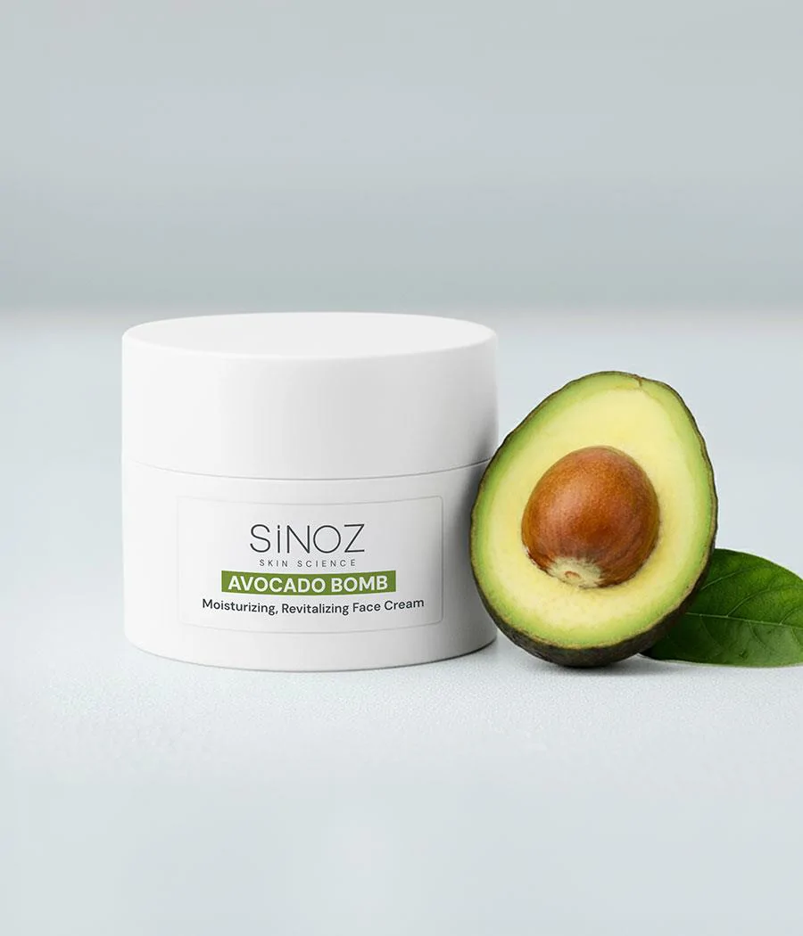 Sinoz Avokado Bomb Nemlendirici Canlandırıcı Yüz Bakım Kremi 50 ml