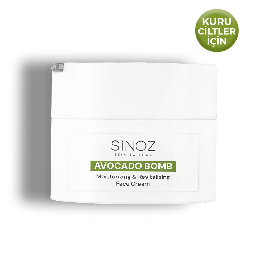 Sinoz Avokado Bomb Nemlendirici Canlandırıcı Yüz Bakım Kremi 50 Ml