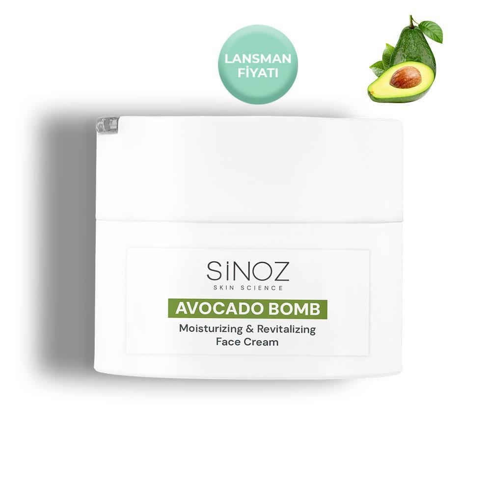 Sinoz Avokado Bomb Nemlendirici Canlandırıcı Yüz Bakım Kremi 50 Ml