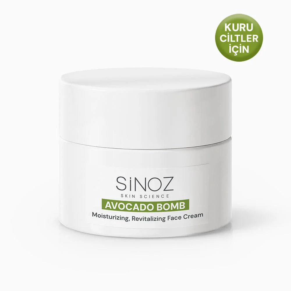 Sinoz Avokado Bomb Nemlendirici Canlandırıcı Yüz Bakım Kremi 50 ml