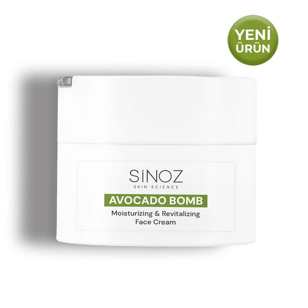 Sinoz Avokado Bomb Nemlendirici Canlandırıcı Yüz Bakım Kremi 50 Ml