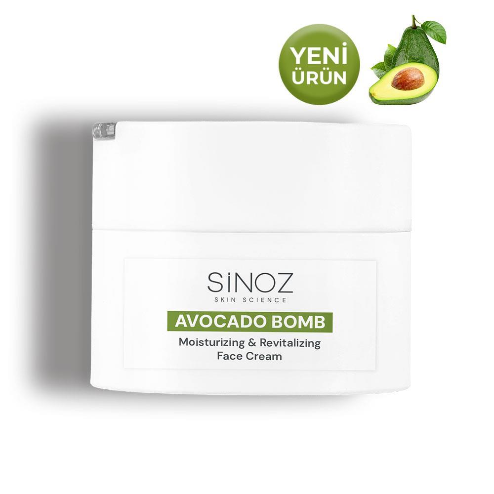 Sinoz Avokado Bomb Nemlendirici Canlandırıcı Yüz Bakım Kremi 50 Ml