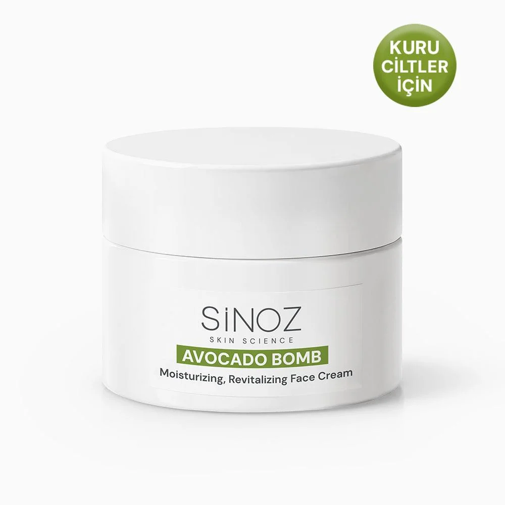 Sinoz Avokado Bomb Nemlendirici Canlandırıcı Yüz Bakım Kremi 50 ml