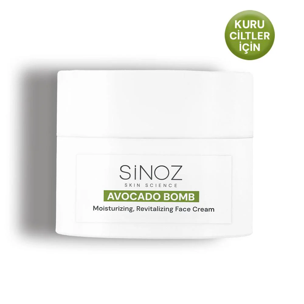 Sinoz Avokado Bomb Nemlendirici Canlandırıcı Yüz Bakım Kremi 50 Ml