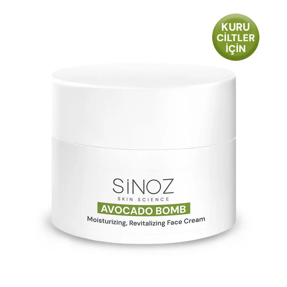 Sinoz Avokado Bomb Nemlendirici Canlandırıcı Yüz Bakım Kremi 50 Ml