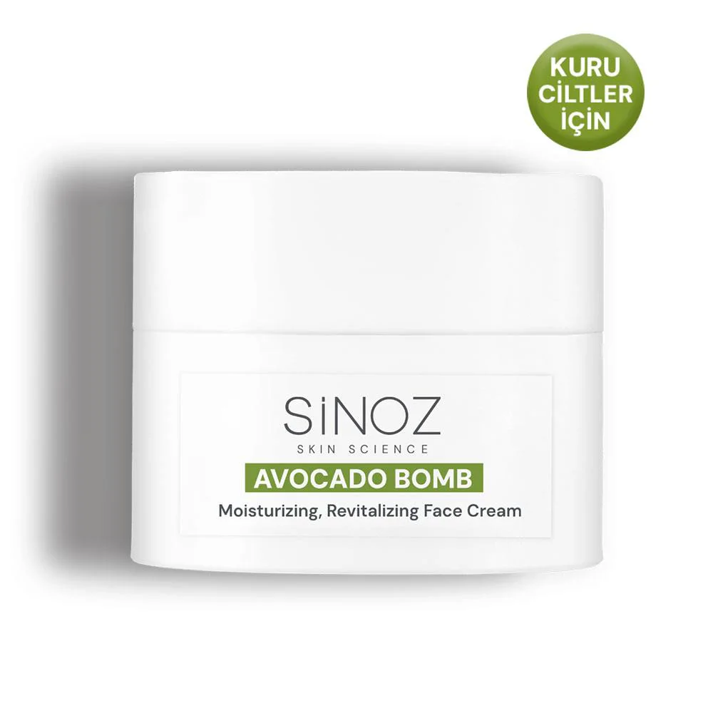 Sinoz Avokado Bomb Nemlendirici Canlandırıcı Yüz Bakım Kremi 50 Ml