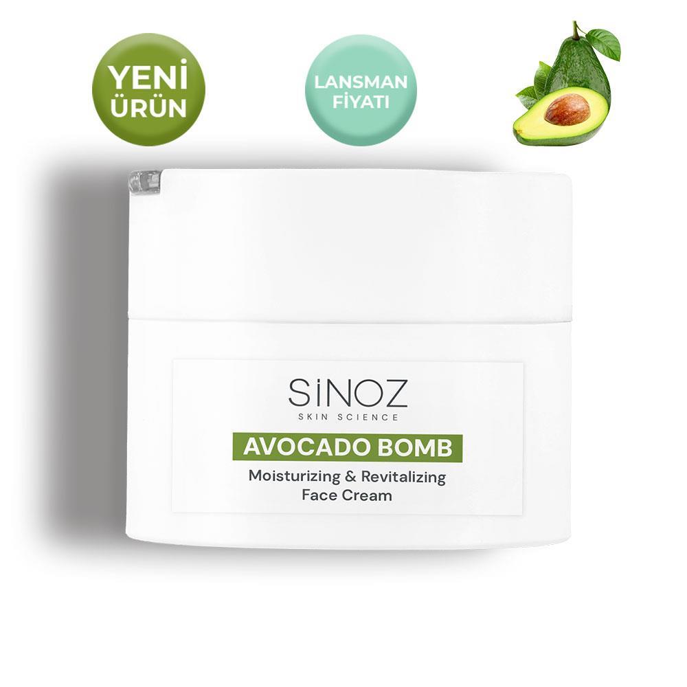 Sinoz Avokado Bomb Nemlendirici Canlandırıcı Yüz Bakım Kremi 50 Ml
