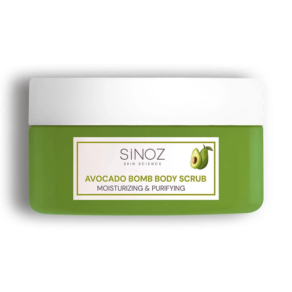 Sinoz Avokado Bomb Nemlendirici ve Arındırıcı Vücut Peelingi 300 Gr