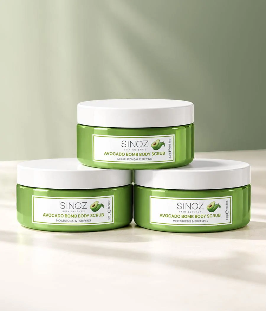Sinoz Avokado Bomb Nemlendirici ve Arındırıcı Vücut Peelingi 300 Gr