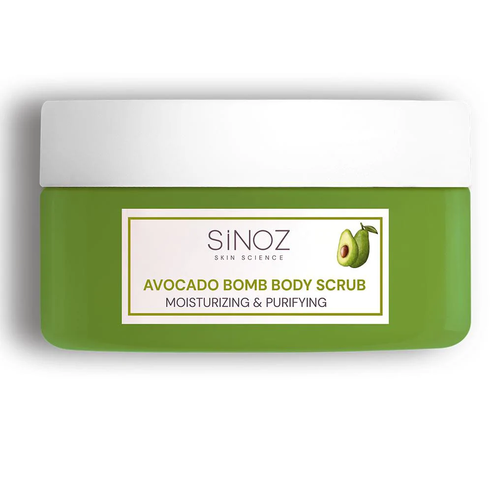 Sinoz Avokado Bomb Nemlendirici ve Arındırıcı Vücut Peelingi 300 Gr