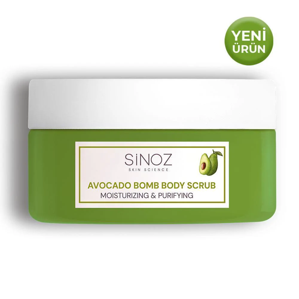 Sinoz Avokado Bomb Nemlendirici ve Arındırıcı Vücut Peelingi 300 Gr