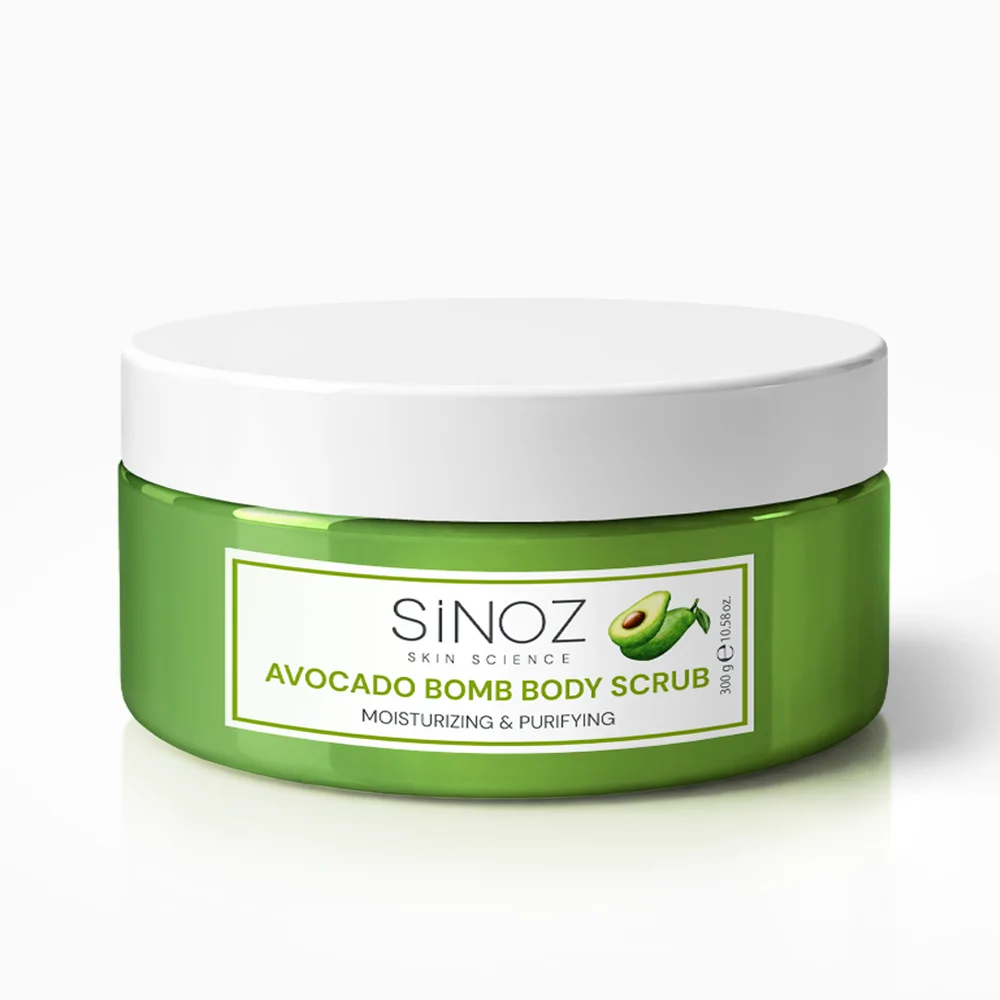 Sinoz Avokado Bomb Nemlendirici ve Arındırıcı Vücut Peelingi 300 Gr