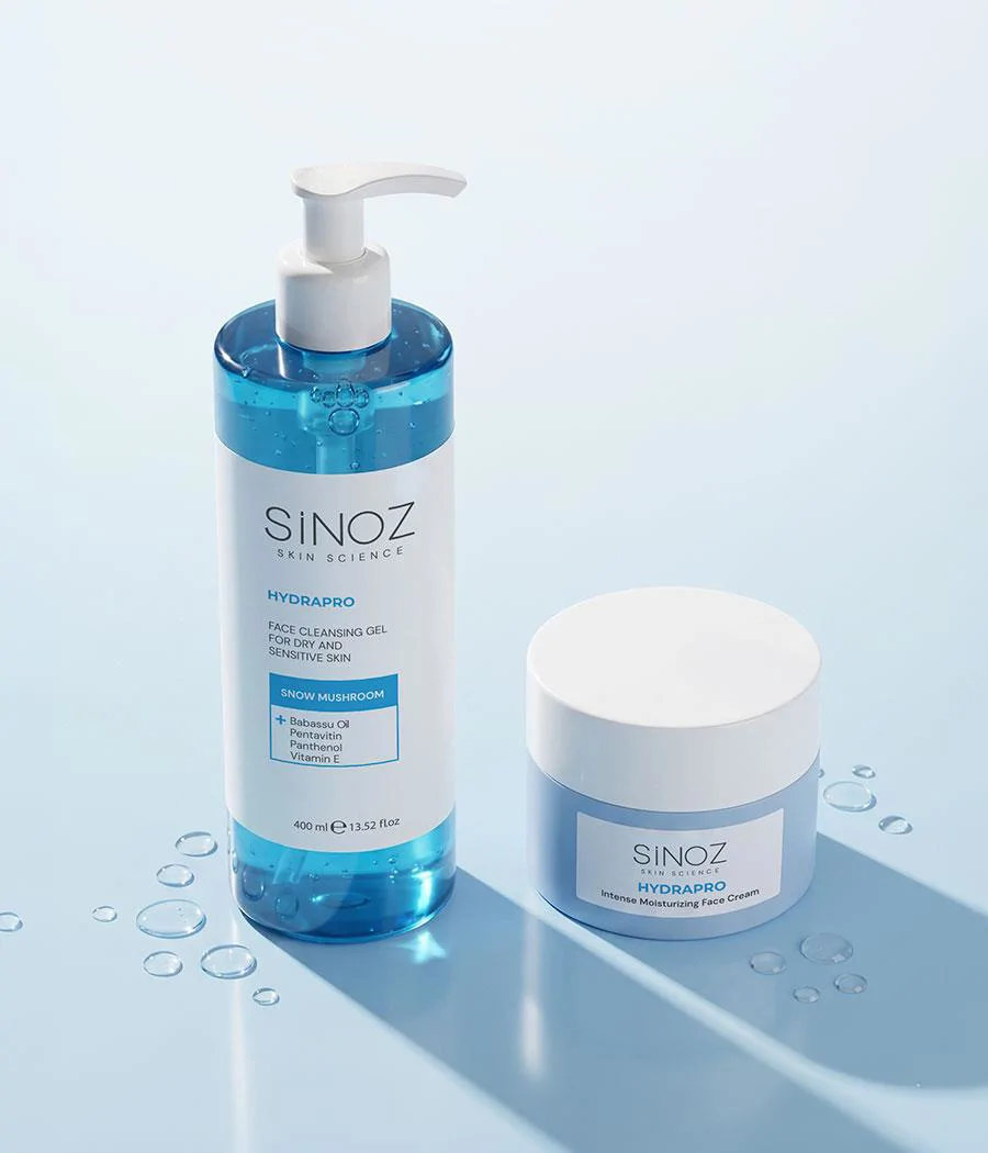 Sinoz Hydrapro Temizleyici ve Nemlendirici 2'li Bakım Seti