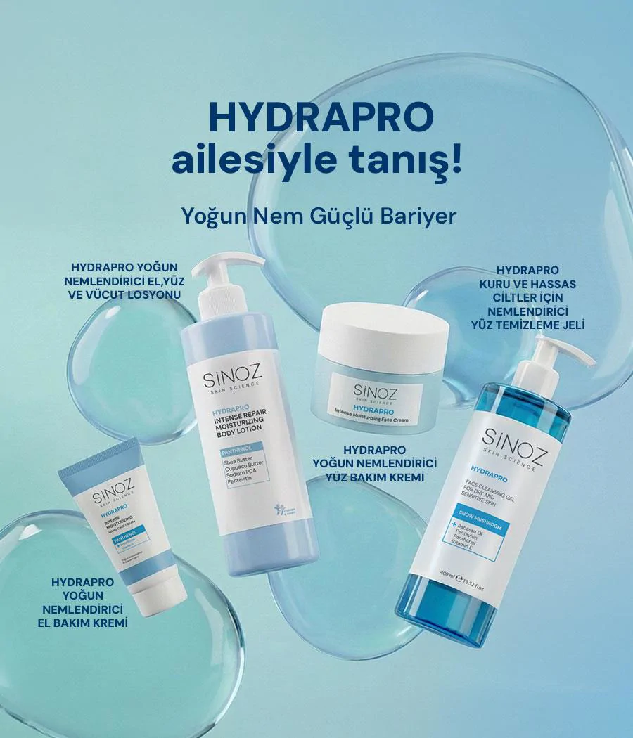 nozomi 　スキンケアセット Sinoz Hydrapro Temizleyici ve Nemlendirici 2'li Bakım Seti