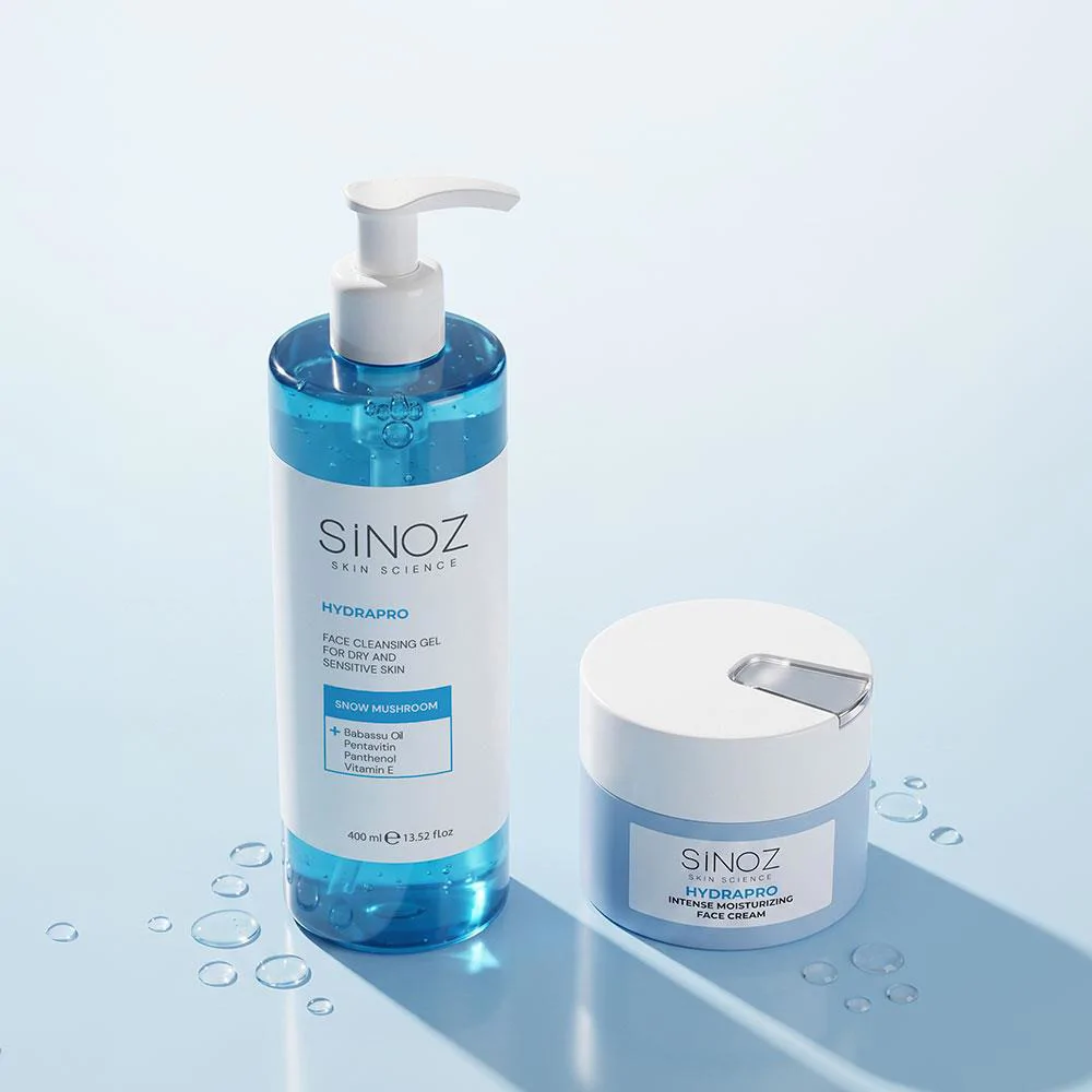 エルセーヌサプリメントNO.700S NO.600ST セット Sinoz Hydrapro Temizleyici ve Nemlendirici 2'li Bakım Seti